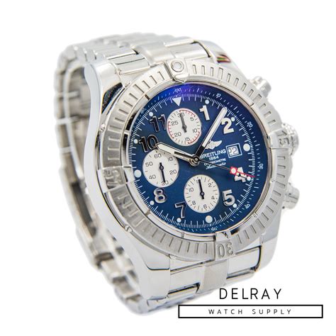 breitling super avenger blue dial|breitling super avenger price list.